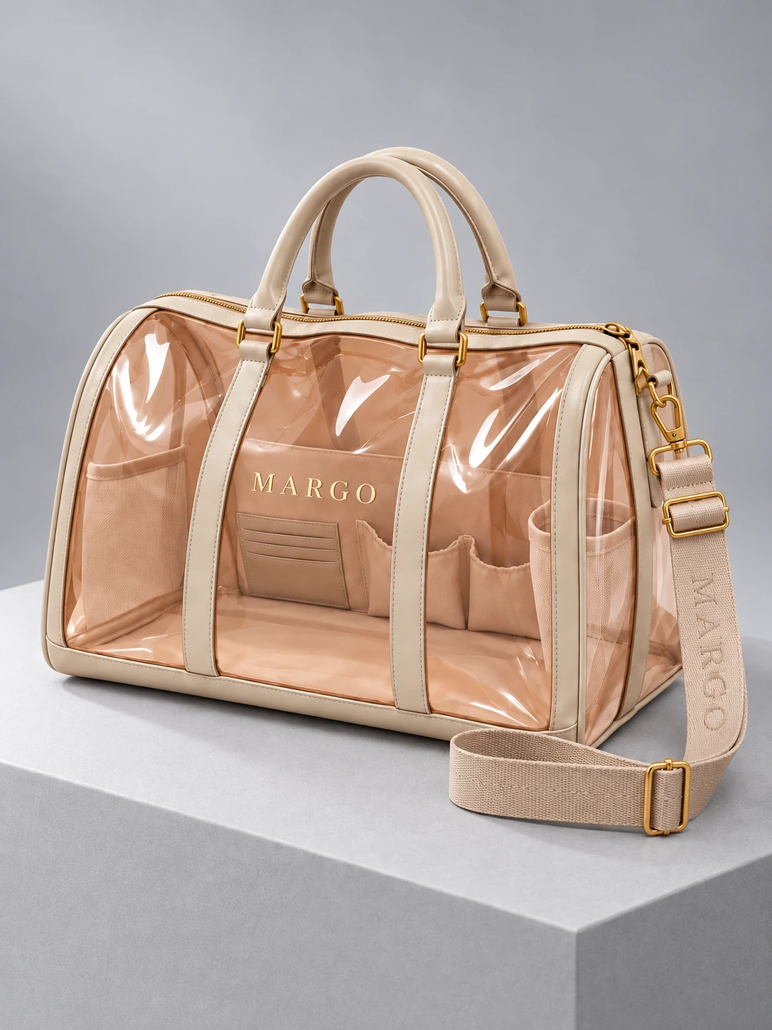Ali Nude Travel Bag, Nude