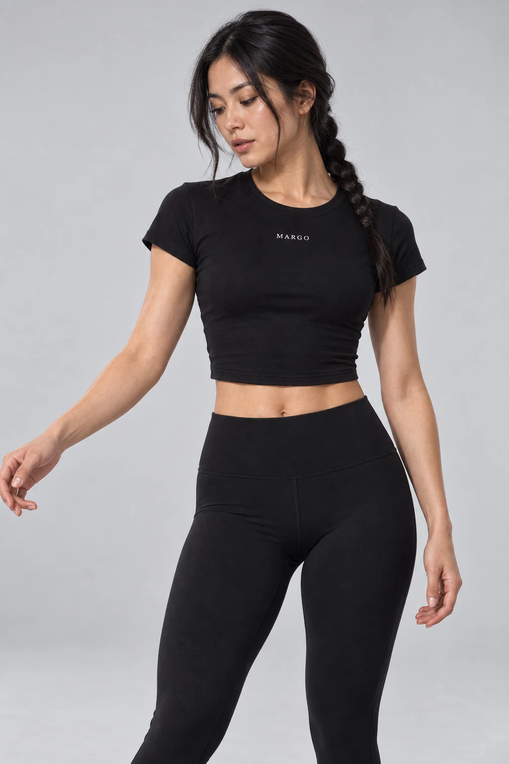 MARGO Sculpt Crop, Black